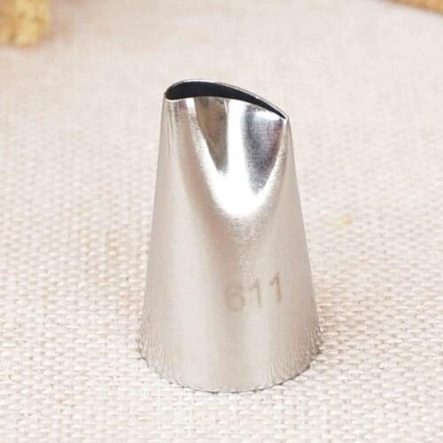 #611 Cake Cream Decoration Tips Freesia Piping Nozzle Stainless Steel Pastry Nozzle Cake Piping Tools Create Pinecone