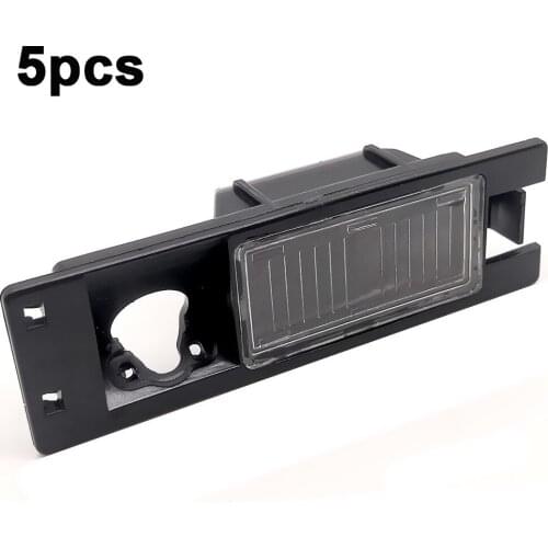 YIFOUM 5pcs Car Rear View Camera Bracket License Plate Lights for Opel Combo Ampera Astra J K GTC/Buick Velite/Alfa Romeo