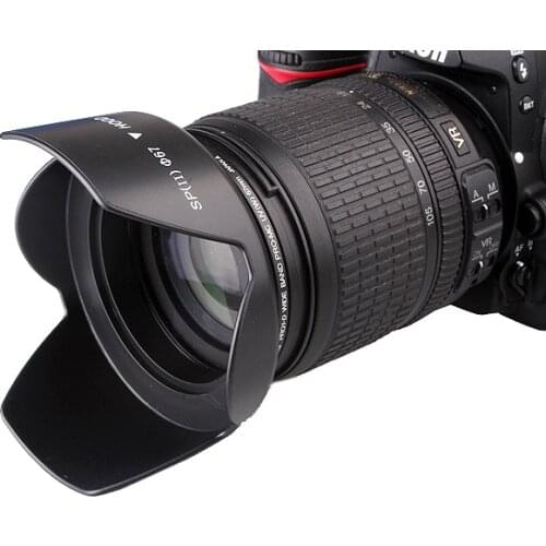52mm Lens Hood For nikon 50/1.8 D3100 thed5000 18 to 55, 350 d D3200 D60 D3100 D5100 D3200 D3300 D5200 D5300 18-55 D7000
