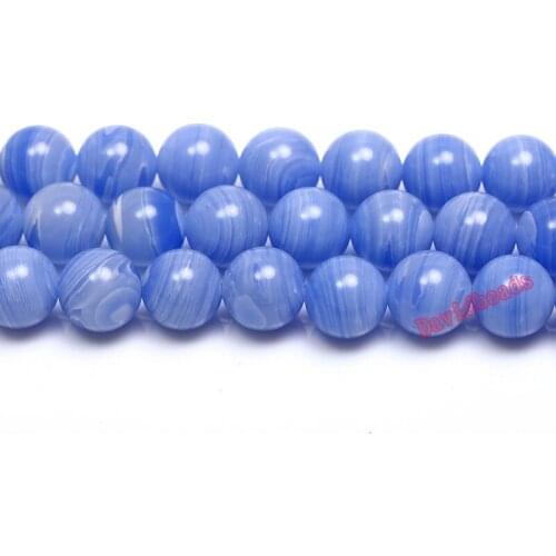 Synthesis Purple Stripe Agates Stone Beads for Jewelry Making 4-12mm Spacer Loose Beads Diy Bracelets Handmade Jewellery