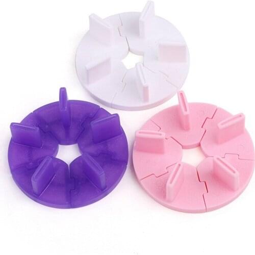 Nail Art False Nail Holder Base Detachable Tips Display Shelf Plastic Practice and Display Tool Set Assembled Manicure Tools