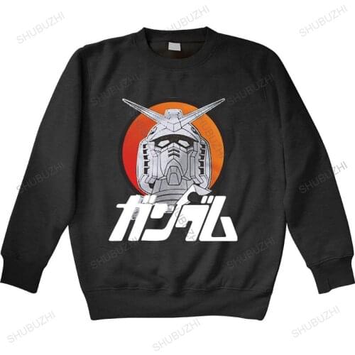 Cotton sweatshirt male hoodies GUNDAM MOBILE SUIT SCI FI ANIME MANGA SCIENCE FICTION RETRO VINTAGE SEED warm hoody euro size