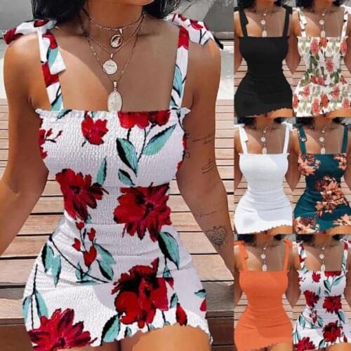 HONGHANYUAN Floral Summer Dresses