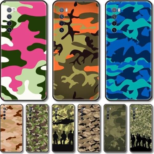 All kinds of camouflage Phone Case For Huawei Nova 2 3 4 5 6 7 8 SE i E Pro Lite black cell shell