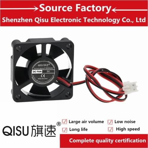 QISU/ 5V 12V 24V 35mm 35x35x10mm 3510 Cooling Fan 2PIN Cooler PC Computer Laptop Cooling Cooler Sleeve/Ball Bearing
