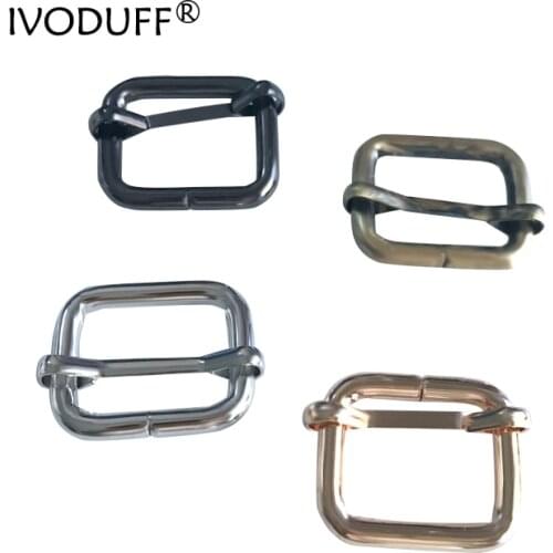 3/4inch Metal Belt Square Ring Belt Buckle Slider For Bag Strap , Metal Slider Buckle Bag Accessories