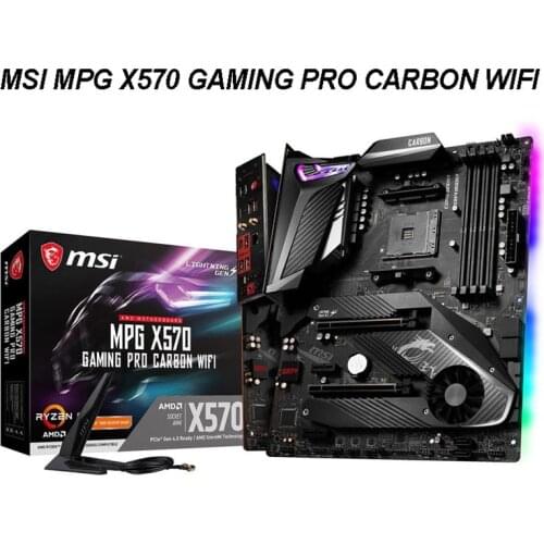 NEW For MSI MPG X570 GAMING PRO CARBON WIFI Desktop DDR4 PCI-E 4.0 M.2 SATA3 Motherboard X570M X570 Socket AM4 Mainboard