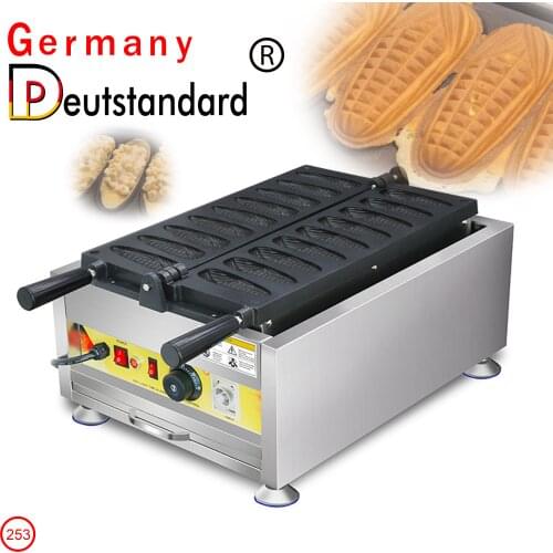 Commercial Electric Non stick Corn Shape Waffle Maker Hot Dog Machine Lolly Waffle Maker Muffin Waffles Pan Baking Equipment