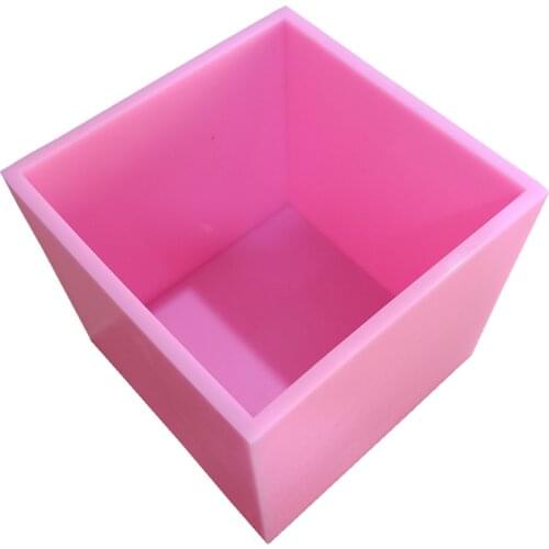 Size 20*20*20cm Cubic Soap Mold Silicone Slab Molds Epoxy Resin Crafts Silicone Mold