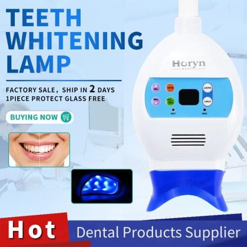 Dental Cold Teeth Whitening Light Lamp Machine Dental Chair Light Lamps with 2 PCS Free Glasses
