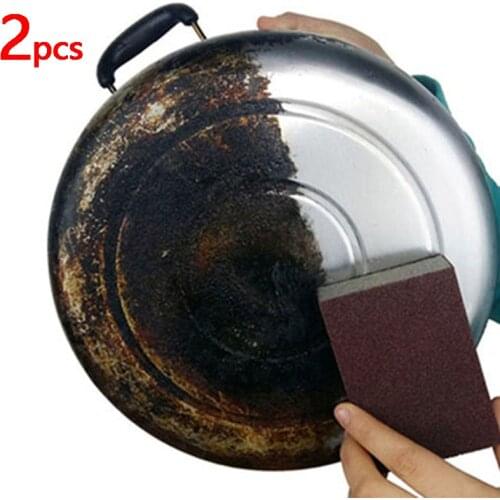 Magic Eraser Sponge Brush Cleaning Descaling Scrubbing Bowl Rub Pot Removing Rust Utensil Goods Kitchen Tools Gadgets Nano