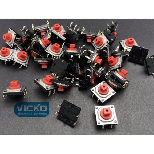 Japan ALPS import SKQEACA010 touch button switch 12*12*7.3mm 10 million times the life of dust