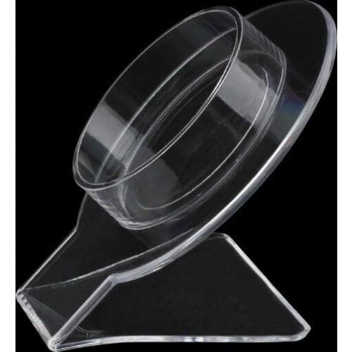 New 10Pcs Clear Jewelry Bracelet Display Holder Bangle Organizer Rack Acrylic Bead Bracelet Display Collar Stand Holder