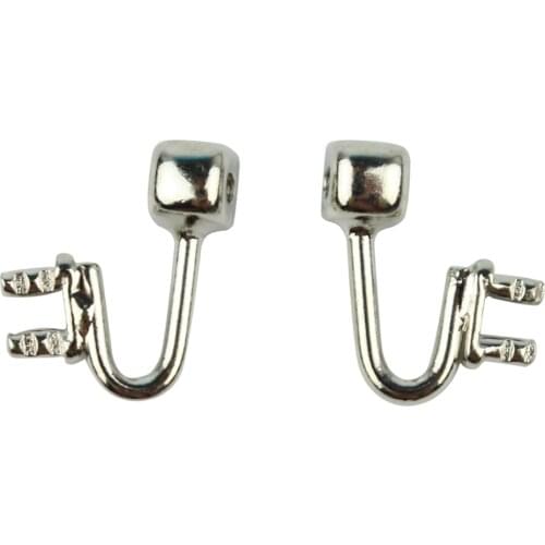 100pcs(50pairs) Eyeglasses Nose Pads Arm Stainless Steel Nose Pad Holder Glasses Repair Accessories