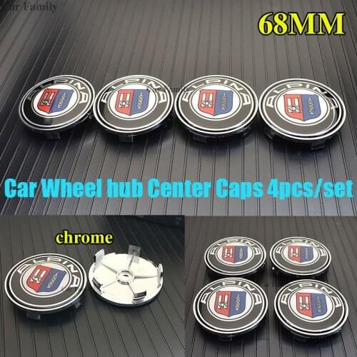 4pcs 68mm 5pins Expoy Carbon Black/white Red Blue Car Wheel Center Logo emblem Badge Auto Wheel Hub Caps For bmw Wheels Label