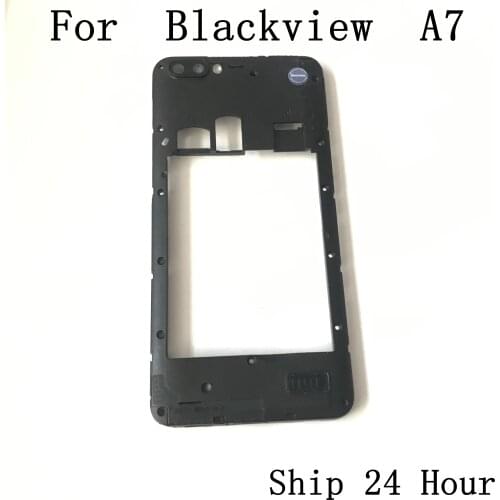 Blackview A7 Original Used Back Frame Shell Case + Camera Glass Lens For Blackview A7 MTK6737 5.0" 1280x720 Smartphone