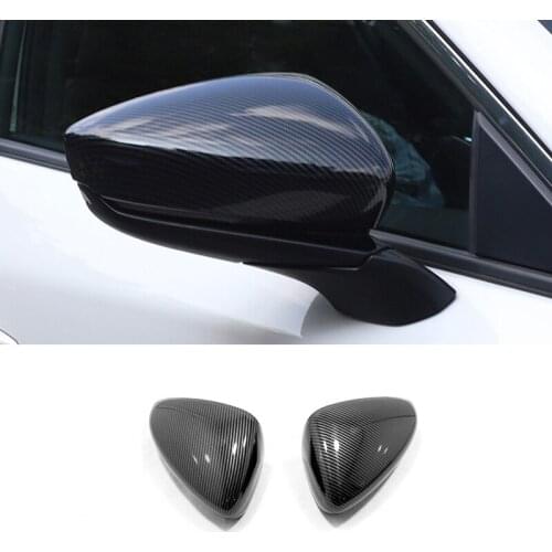 For Mazda 3 2019 2020 Accessories ABS Chrome Car Side Door Rear View Mirror Cover Trim Sticker Exterior Car Styling 2pcs