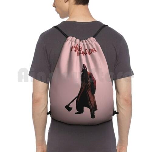 Raincoat Killer Backpack Drawstring Bags Gym Bag Waterproof Raincoat Killer Deadly Premonition Video Games Swery65 Sexual