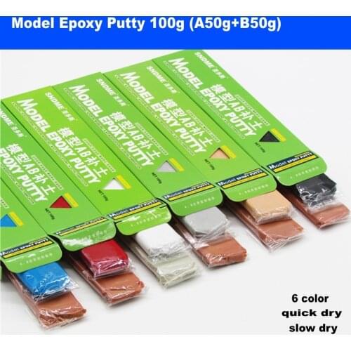 Model AB Epoxy Putty Quick /Slow Dry For Gundam Model Repairs Sculpturing Action Figure BJD Fabrication Re-modeling DIY 100g