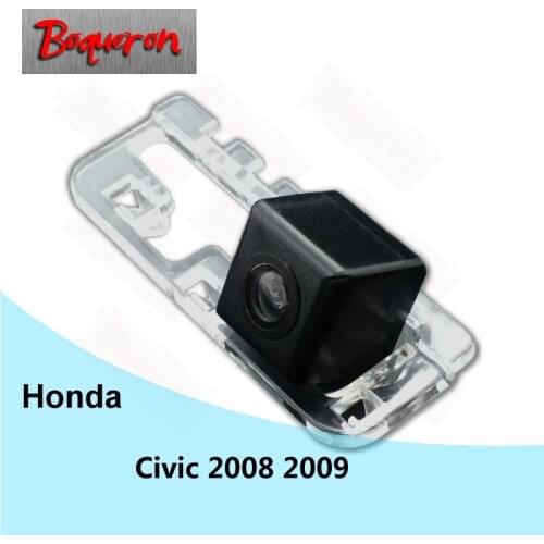 BOQUERON for Honda Civic 9 2008 2009 SONY Waterproof HD CCD Car Camera Reversing Reverse rear view camera License Plate Lamp