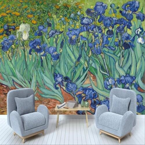 Van Gogh Painting 3D Photo Wallpapers for Living Room Bedroom Decor Mural Wallpaper Papel De Parede 3d Wall Papers Home Decor