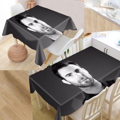 Adam Levine Custom Table Cloth Oxford Print Rectangular Waterproof Oilproof Table Cover Square Wedding Tablecloth P