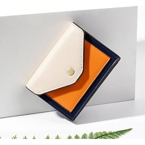 Small Wallets Card Bag Purse Fashion Carteira Women 2021 Wallet Ladies Short Casual Buckle Small Card Bag Soft Leather Pocket