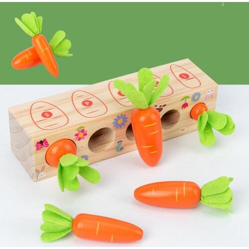 Cartoon Carrot Math Learning Children Early Education Interactive Toy Board Game