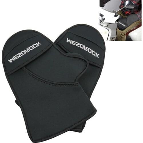 Neoprene Motorcycle Winter Gloves Windproof Bicycle Warm Handle Cover Handlebar Gloves Handle Bar Grip Cover Muffs Gant Moto