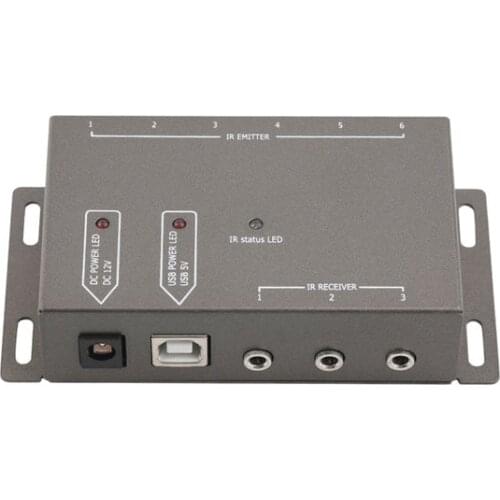 2021 New 6 Emitters 1 Receiver Hidden IR Repeater Infrared Remote Extender System Kit US