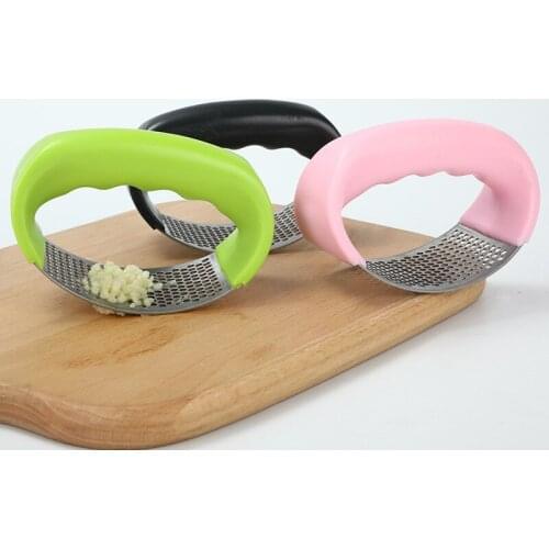 Stainless Garlic Press Household Manual Garlic Press Device Kitchen Press Squeezer Ginger Garlic Tools Kitchen Accessories