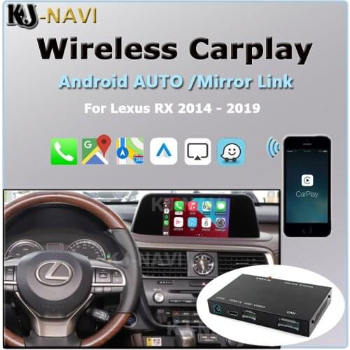 With Android AUTO Mirror Link AirPlay Car Play Functions Multimedia Wireless CarPlay For Lexus RX 2014 2015 2016 2017 2018 2019