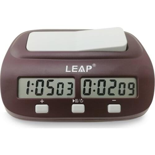 LEAP Chess Clocks Professional Digital Count Timer Sports Electronic Checkers Clock Chinese Backgammon Board Game Set