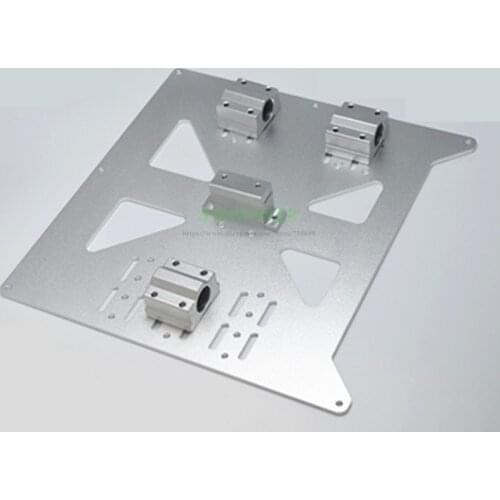 SWMAKER Wanhao Duplicator i3 3D Printer Aluminum Y Carriage V3 Plate Kit with SC8UU Bearing block + upgrade metal belt holder