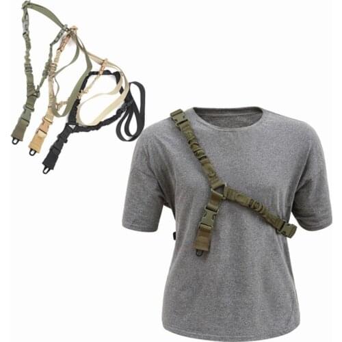 2020 Tactical Single Point Rifle Sling Adjustable Shoulder Strap Nylon Airsoft Paintball Military Strap Army Hunting Accessories