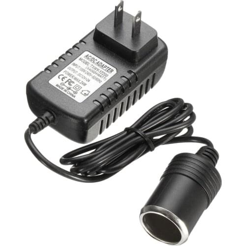 Generic 12V 2A AC/DC Adapter Charger Cord Power Supply Cable 4ft 95x67x42mm