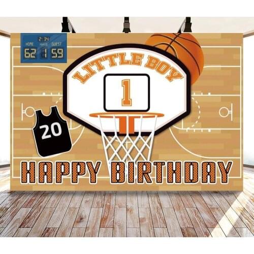 Wonderful Basketball Match Dunk Backdrop Boy Birthday Party Table Decoration Photography Photo Newborn Custom Vinyl Background