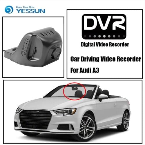 YESSUN Car Front Dash Camera Not Reverse Parking Camera For Audi A3 DVR Driving Video Recorder - For iPhone Android APP Control