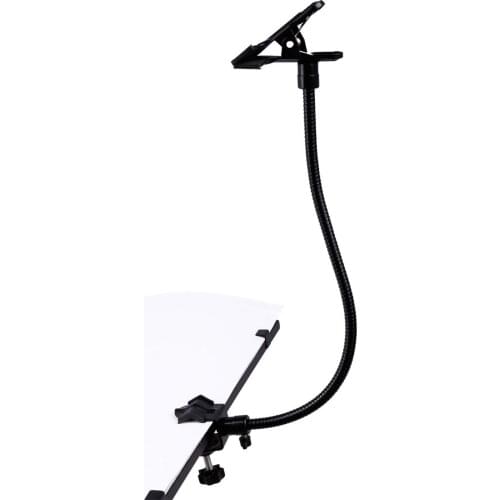 20" Ajustable Jaws Flex Clamp Mount Clip Gooseneck Extension for Gopro Cameras Studio Stand Lighting Accessories