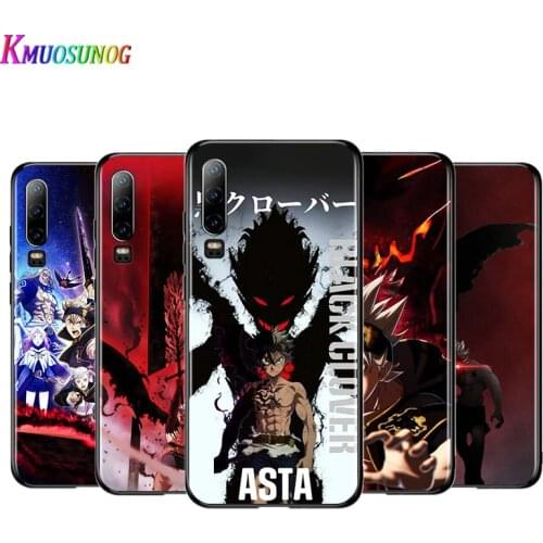 Manga Anime Black Cover For Huawei P40 P30 P20 P10 P9 P8 Lite E 5G 2017 2019 Pro Plus Phone Case