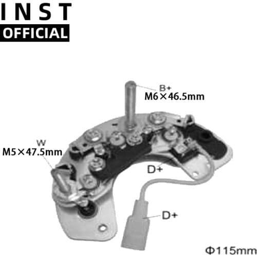 ALTERNATOR GENERATORS RECTIFIER BRIDGE FOR LR570HD UBB 140 84456 31-9220 132718 RL-06H REC-834 CRC25105AS CRC25105GS