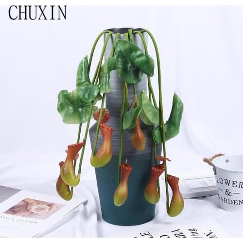 Nepenthes Artificial Plants Bedroom Decoration Hanging Flower Vine DIY Decor For Home Wedding Banquet Photo Background