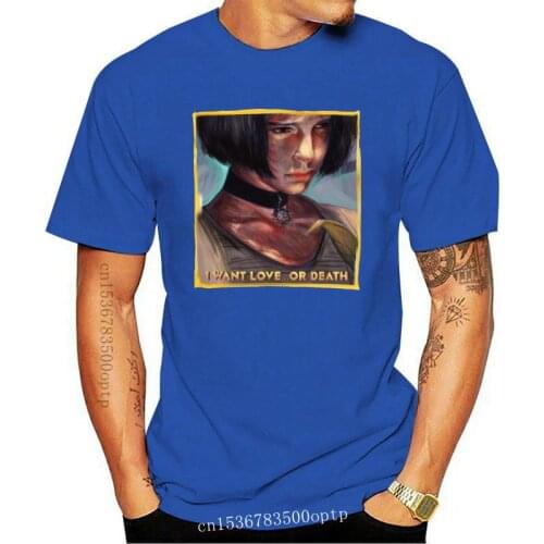 New Leon T-shirt Men Leon The Professional Killer Tees Matilda Want Love Or Death Tops T Shirt Cotton Character Painting Streetw