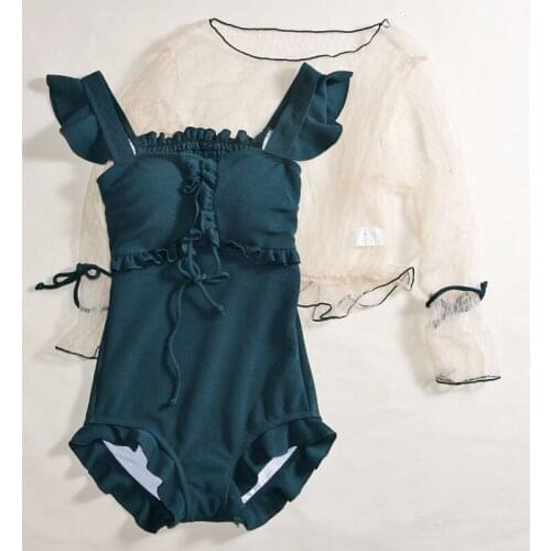 New Women Solid One Piece Swimwear Bathing Suit Swimming Beachwear 2020 Summer Sexy Swimsuit Ladies Swim Suits with Top