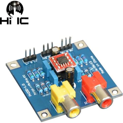 Audio Balance Signal Balanced XLR to unbalanced RCA Single-ended RCA Audio Signal Conversion Board