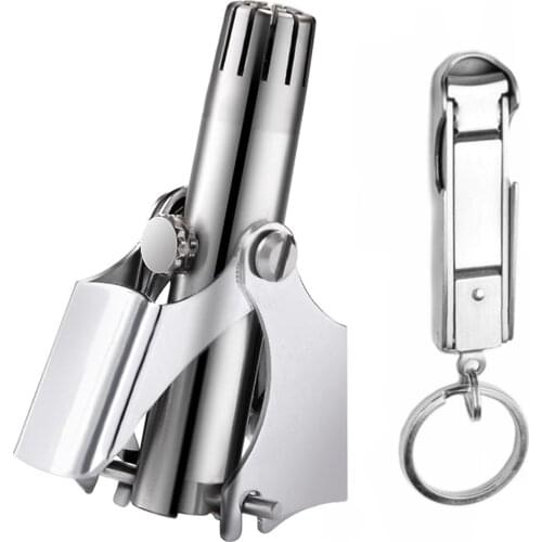 Professional Portable Mini Manual Nose Hair Trimmer Waterproof Hair Remover Face Care For Men Washable Device