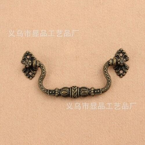 Factory direct Antique bronze green handle handle zinc alloy handle furniture handle M119
