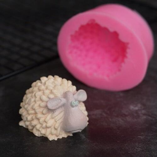 Sheep Shape Silicone Mold Sugarcraft Fondant Cake Decorating Chocolate 3D Cute Lovely Farm Animal Sheep