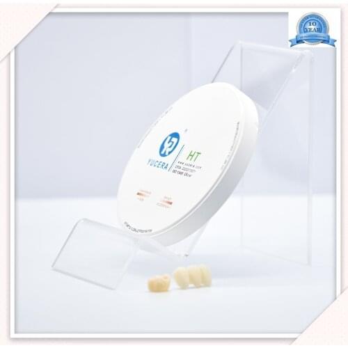 Yucera Dental Zirconia Blank For Aesthetic Restoration D98 open System CADCAM