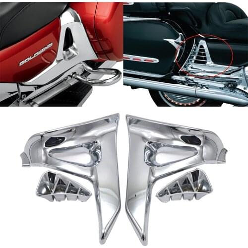 For Honda GoldWing GL 1800 GL1800 Chrome Left Right Motorcycle Parts Modified accessories Chrome Triangle Cover